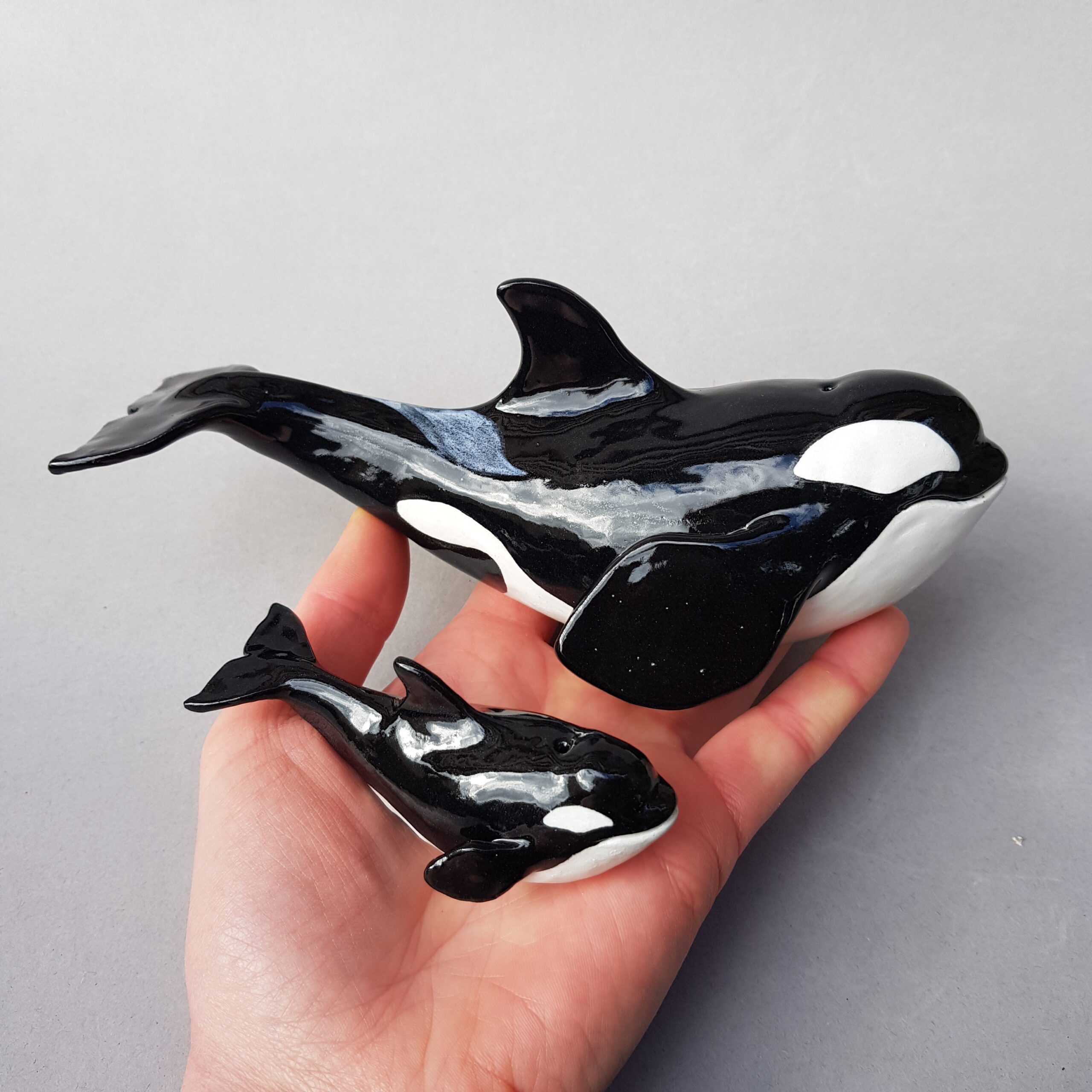 Ocra/Killer Whale with Calf