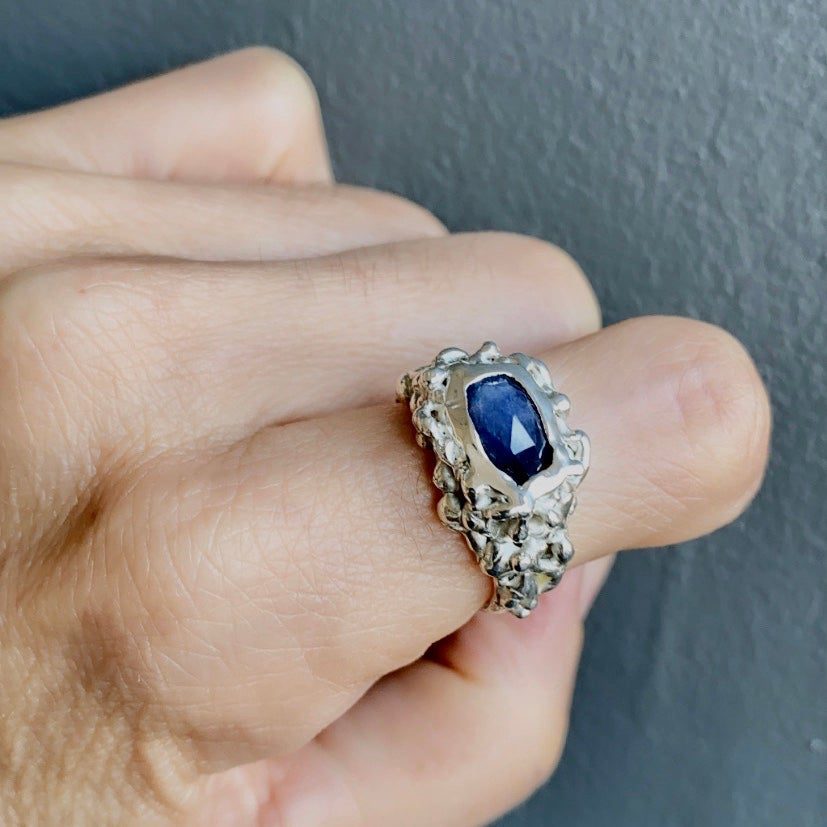 Ring With Burmese Sapphire