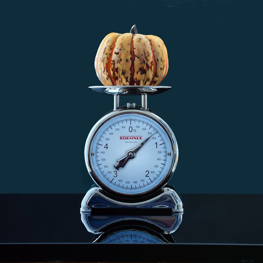 Scales with Pumpkin