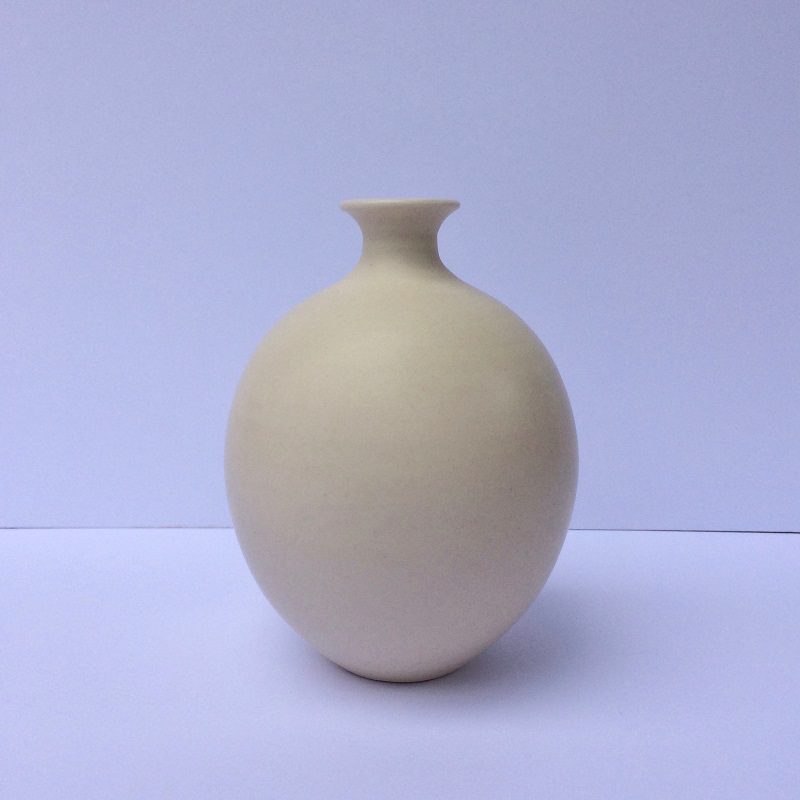 Ivory Oval Vase