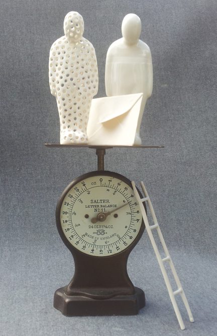Postal Scales with Two Figures