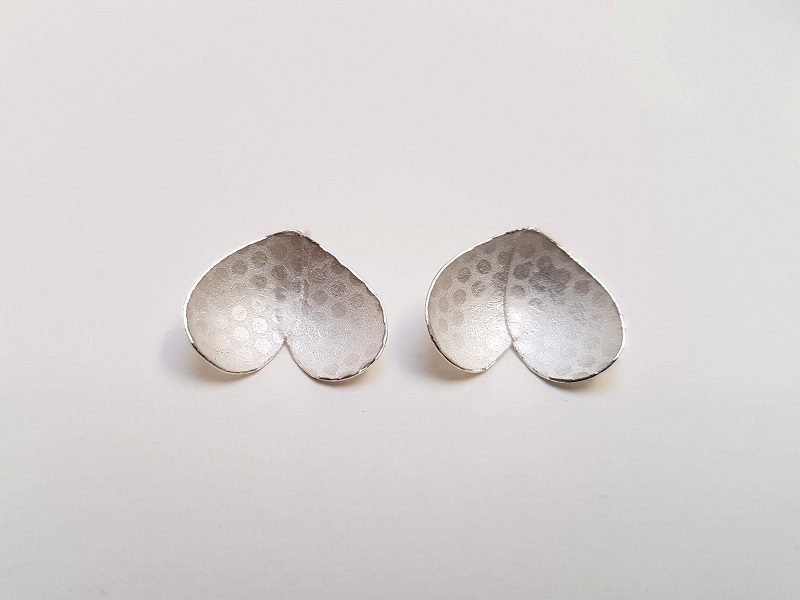 Sterling Silver Spotty Eucalyptus Earrings