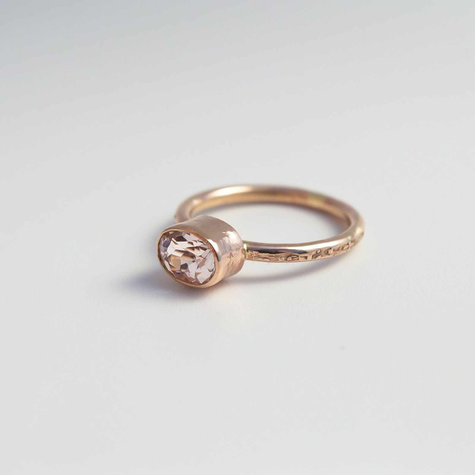 Morganite 9ct Rose Gold Ring