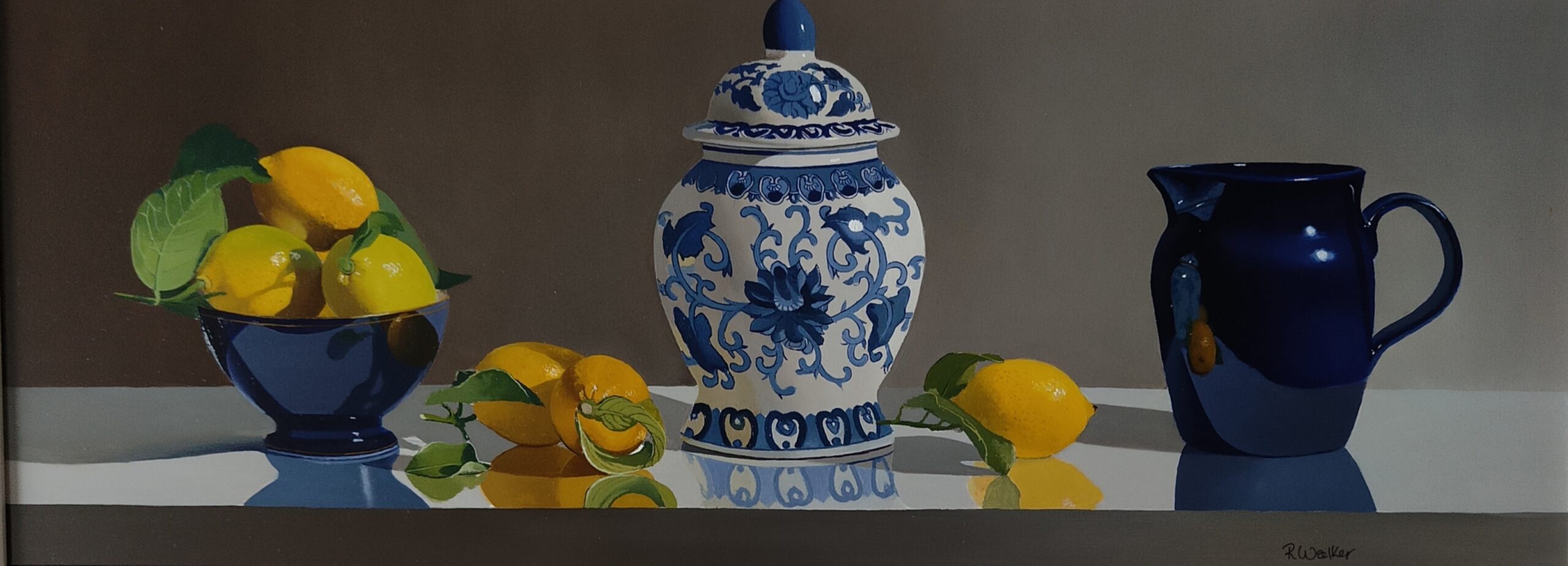 Oriental Pot and Lemons