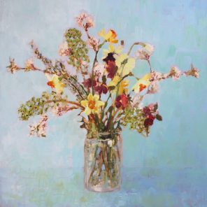 Spring Flowers 50cm sq £1000 Spring Flowers 50cm sq £1000